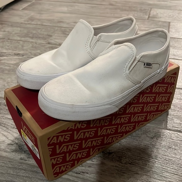 Like New White Vans - Picture 1 of 5